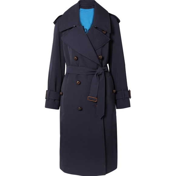 Burberry | Jackets & Coats | Burberry The Regina Wool Gabardine Long ...